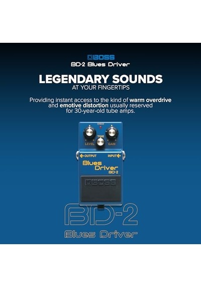 Bd-2 Blues Sürücüsü Gitar Efektleri Pedalı, Mavi