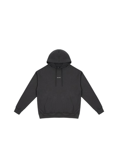 Beord Koyu Gri %100 Pamuk Kapüşonlu Sweatshirt Bhd1-145
