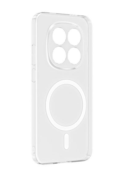 Vendas Xiaomi Redmi Note 15 Pro Plus Kamera Korumalı M-safe Şarj Özellikli Şeffaf Zore London Sert Pc Kapak Şeffaf