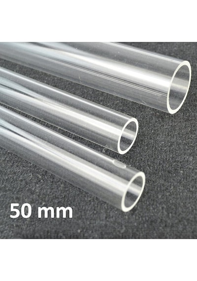 Pleksi Boru Şeffaf Akrilik Tüp Saydam 50 X 3 Mm 553153849
