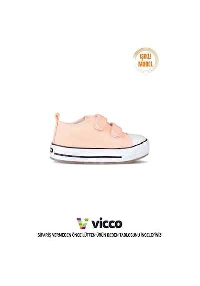Vicco 925.20y.150 Pudra Işıklı Çocuk Spor Ayakkabı Pudra