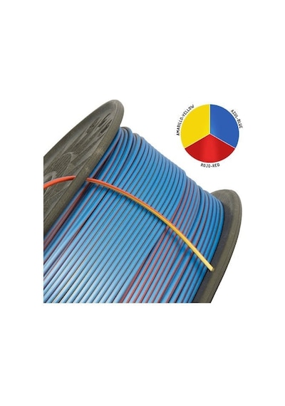 Winkle Pla Silk Multicolor Filament Yellow-blue-red 1.75mm 1 Kg