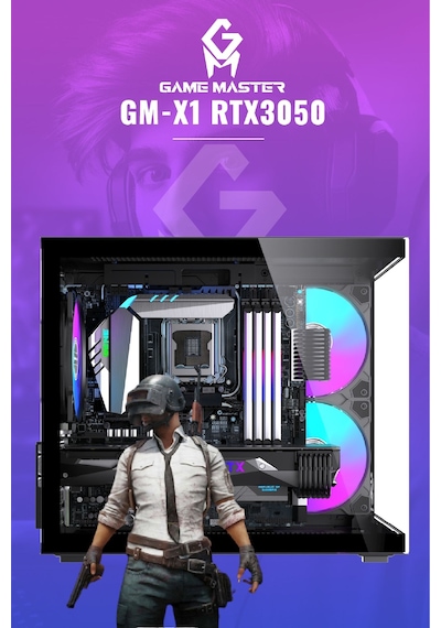 Game Master GM-X1 i5-11400F 16 GB 512 GB M.2 SSD RTX3050 Free Dos Masaüstü Oyuncu Bilgisayarı