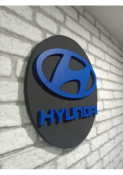 Hyundai Logo 50x50 Hyundai Araç Logo Hyundai Marka Logo Hyundai 3d Logo