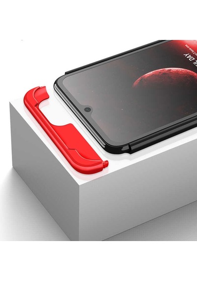 Galaxy M12 Kılıf Zore Ays Kapak Siyah-Gri