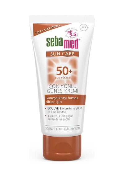 Sebamed Sun Care Spf 50+ Uva/uvb Filtresi Ve E Vitamini Üçlü Yüksek Koruma Çok Yönlü Güneş Kremi 50 Ml Sku: Smg8690010388919