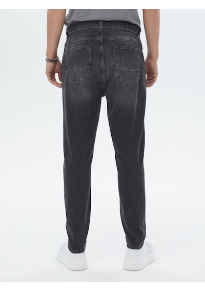 Kip Antrasit Carrot Fit Denim Pamuk Karışımlı Pantolon Çok Renkli Kip Antrasit Carrot Fit Denim Pamuk Karışımlı Pantolon Çok Renkli