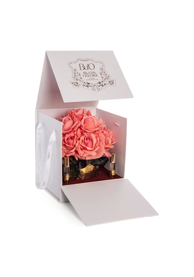 Siyah Cam Gold 14 Gül Luxury Home Perfume Ağaç