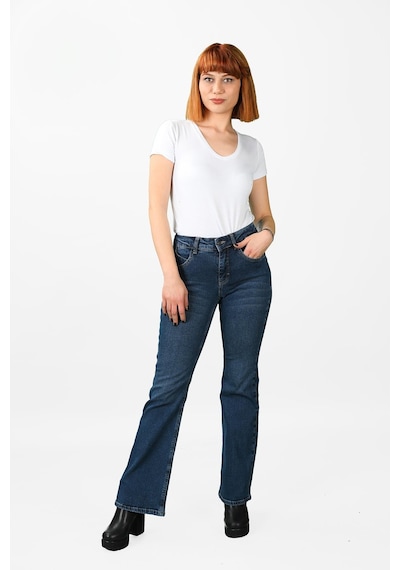 Kadın Çan Paça Kot Pantolon 001