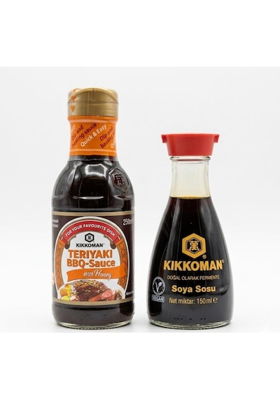 Kıkkoman Soya Sosu 150 Ml +kıkkoman Ballı Teriyaki Sos 250 Ml