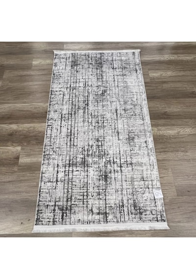 Hoom Rugs Dekor 1057 Gri Kaymaz Taban Antibakteriyel Modern Akrilik Halı Gri