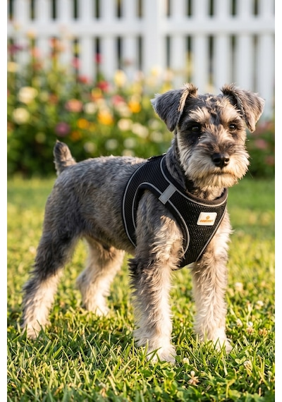 Kediler Ve Köpekler İçin Rahat, Dayanıklı Göğüs Tasması L Siyah