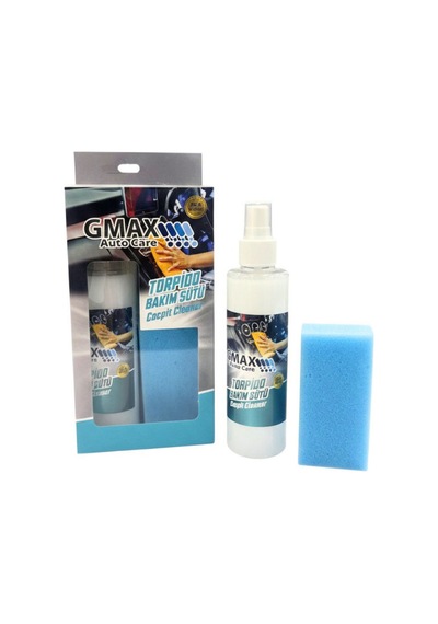 Gmax Torpido Bakım Sütü Parlatıcı Silikon Ve Uygulama Süngeri 2 Li Set 250 Ml 20 Adet