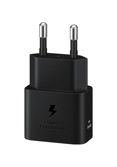 Şarj Adaptörü Enerji Tasarruflu Şarj Cihazı Usb-c Veri Kablosu 25 Watt Siyah Ep-t2510x