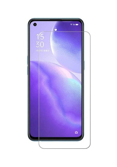 Reno 5 Lite Zore Maxi Glass Temperli Cam Ekran Koruyucu -