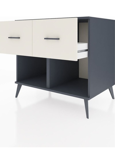 Kronos Şifonyer 2 Çekmeceli 88x59x80 Antrasit-çam/aytaşı Çam/aytaşı Kronos Şifonyer 2 Çekmeceli 88x59x80 Antrasit-çam/aytaşı Çam/aytaşı