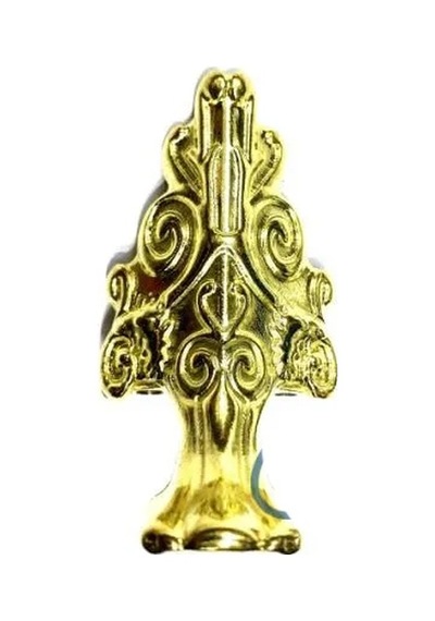 Lükens Sandık Ayağı, Kutu Ayak 4 Cm - Sarı Altın