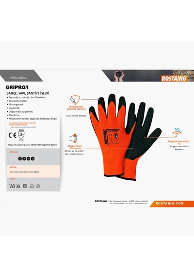Unisex Genel Kullanım Eldiven No:9 L