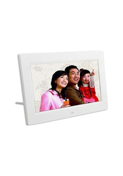 Ayrex Otomatik Slayt Gösterisine Sahip 7 Inç Lcd Dijital Fotoğraf Çerçevesi Usb/sd At710 Beyaz Diğer