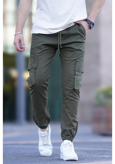Madmext Haki Kargo Cep Jogger Pantolon 5647 Haki Madmext Haki Kargo Cep Jogger Pantolon 5647 Haki