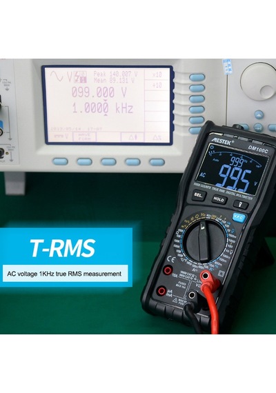 Mestek Dm100c Og Dijital Multimetre True Rms Ncv Otomatik Multimetre - Siyah