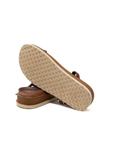 148 Brown Sandalet Kadın 26035 Myconian 2025 Greek Sandal Kahverengi