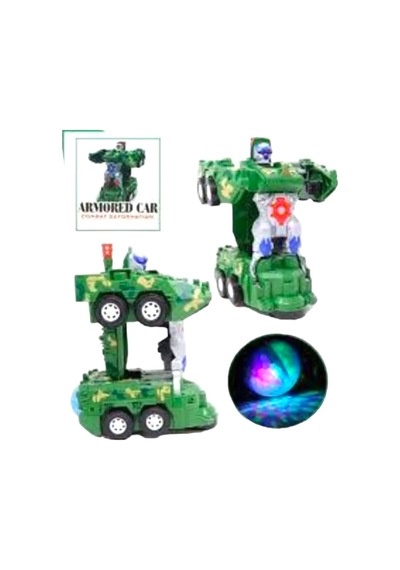 Transformers Askeri Zırhlı Tank Sesli Işıklı Çarpıp Dönen Oyuncak