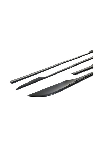 S-dizayn Honda Civic Fc5 Abs Plastik Yan Kapı Çıtası Parlak Siyah 4 Prç. 2016-2021 A+kalite