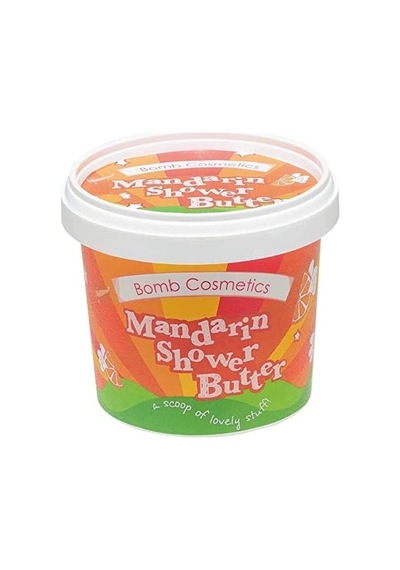 Bomb Cosmetics Mandarine & Orange Temizleyici Duş Kremi 320 G Açık Mavi