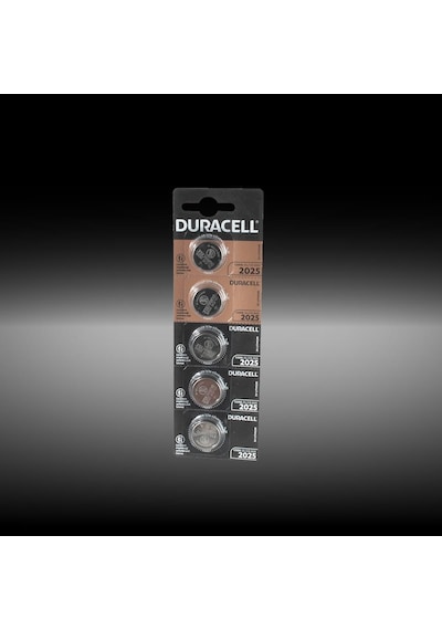 Duracell CR2025 Özel Lityum Düğme Pil 3V 5'li Paket