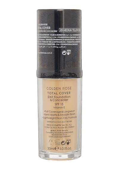 Golden Rose Cover 2 İn 1 Foundation Concealer Fondöten Ve Kapatıcı No: 023 Sku: Smg8690010511003
