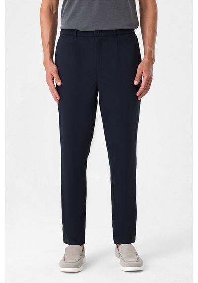 Back And Bond Lacivert Slim Fit Örme Jogger Pantolon Çok Renkli