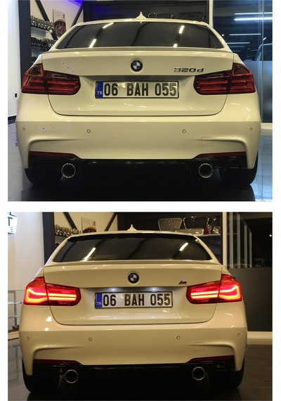 Bmw 3 Serisi F30 F30 Lci Kırmızı Stop Seti 4 Parça