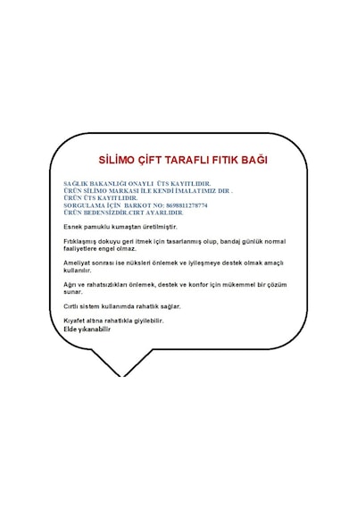 Slimo Çiftli Fıtık Bağı Kasık Fıtığı Kemeri