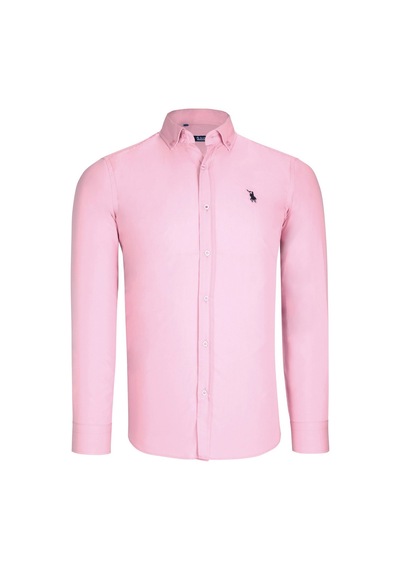 Üçlü Set G725 Dewberry Erkek Gömlek-beyaz-lacivert-pembe Beyaz-lacivert-pembe