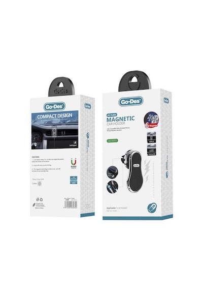 Go Des GD-HD713 Magnetik Araç Telefon Tutucu - ZORE-221202