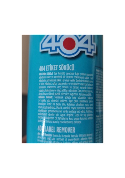 200 Ml Etiket Sökücü Mastik Yapışkan Artığı Sökücü Sprey Cam Metal Ahşap Mobilya Zemine Uygun