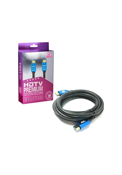 Hdmi Kablo Gold 2.0V 2K 4K Hdtv 3Mt Se-3M4K