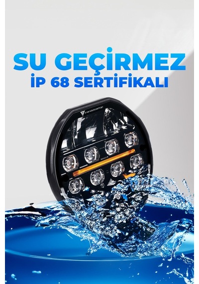 Lunox Dual Colour Cree Angel Led 200w Turuncu Beyaz Drl Mercek Far