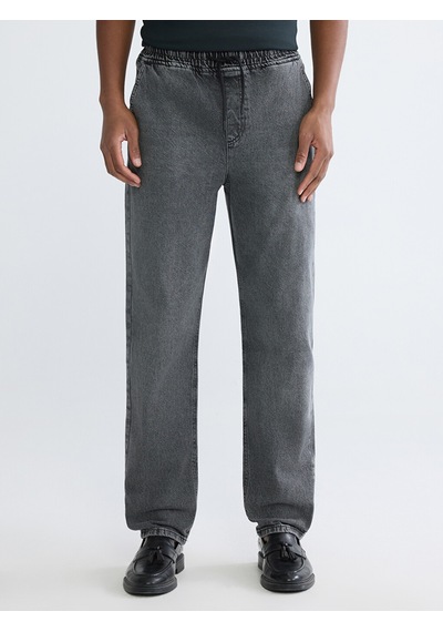 Lcw Jeans Antrasit Baggy Fit Erkek Jean Pantolon