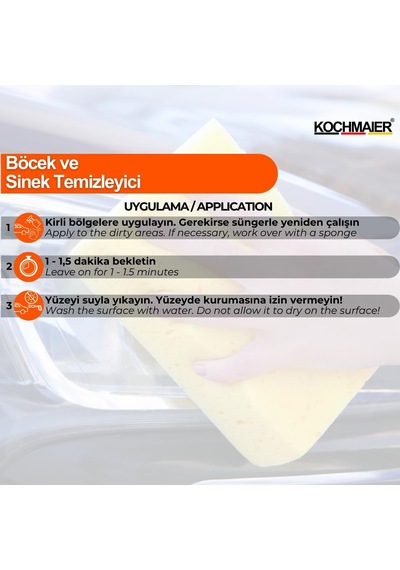 Kochmaier Sinek Ve Böcek Temizleyici - Bug - Tar Remover 1 Litre
