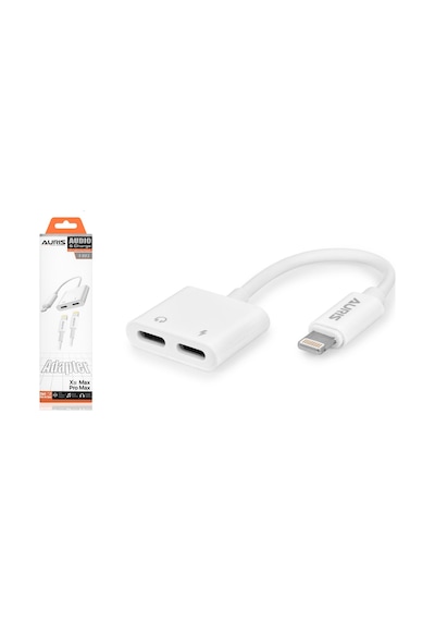Auris Ars-T-A03 Lightning Apple Uyumlu iOS Şarj & Kulaklık Kare Çevirici
