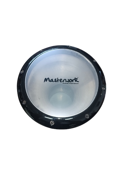 Siyah İşlemeli Çömlek Darbuka Masterwork Mısır Darbuka
