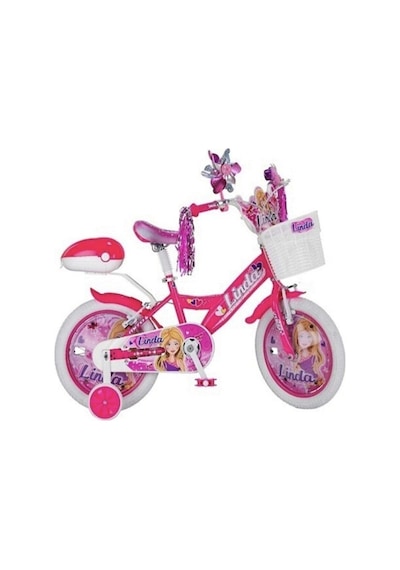 Lüx Aksesuarlı Çocuk Bisikleti 5-8 Yaş Bike-bisiklet Pembe