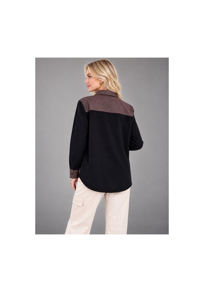 Duygu Altıntaş Kadın Siyah Kahve Garnili Çıtçıtlı Oversize Gömlek Western Tarz Uzun Kollu Şık Gömlek Siyah - 932399763 Siyah - 932399763 Siyah Duygu Altıntaş Kadın Siyah Kahve Garnili Çıtçıtlı Oversize Gömlek Western Tarz Uzun Kollu Şık Gömlek Siyah - 932399763 Siyah - 932399763 Siyah