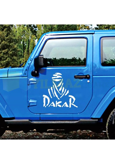 Dakar Off Road Cam Yan Kapı Oto Sticker Araba Yapıştırma Etiket