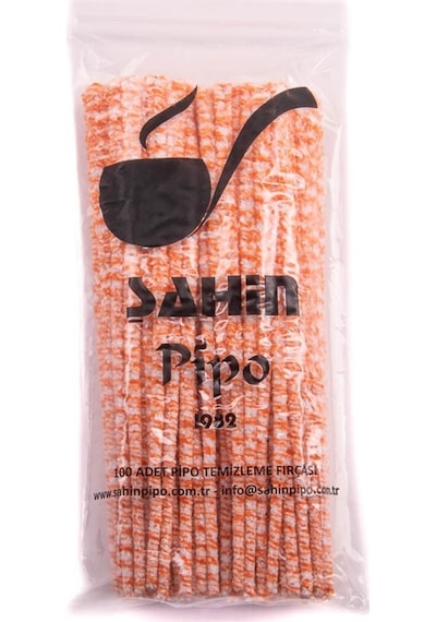 Şahin Pipo Temizleme Fırçası 100lü Turuncu