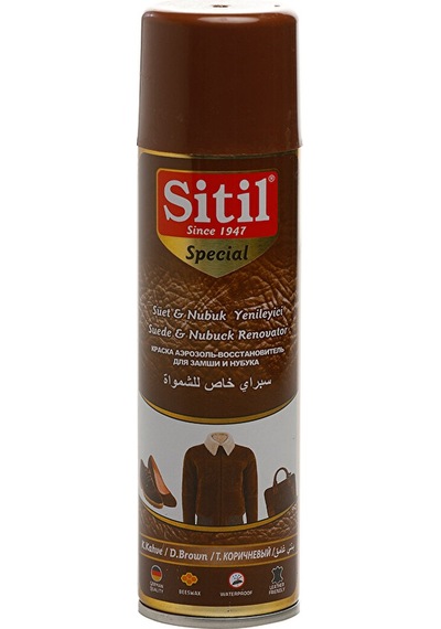 Öz Sitil Ayakkabı Boyası Sprey 250 Ml Koyu Kahve Renkli