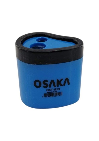 Osaka Mavi Çift Hazneli Damla Şekilli Kalemtraş