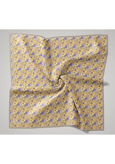 Silk Home Soft Eşarp 73092-25 Yavruağzı, Sarı, Mavi, Vizon